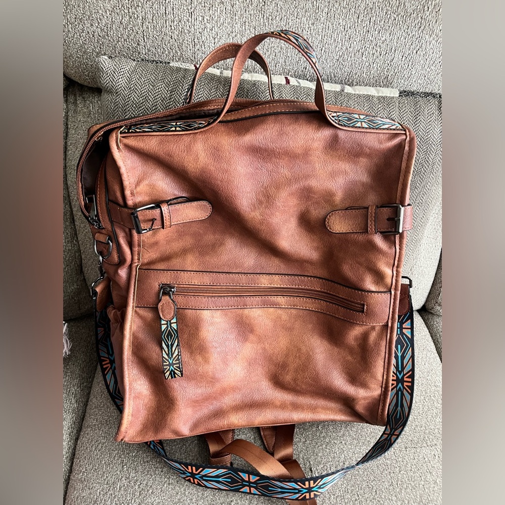 FADEON Womens Leather Backpack Purse Designer Travel Ladies Shoulder Bag